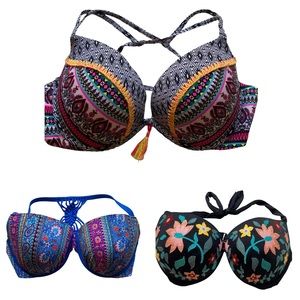 3 Push-up Bikini Tops